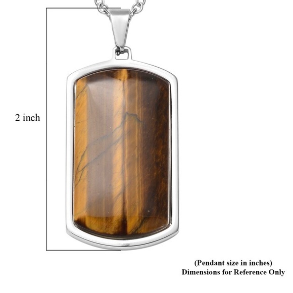 NWOT Tigers Eye Necklace 24” - Picture 5 of 5